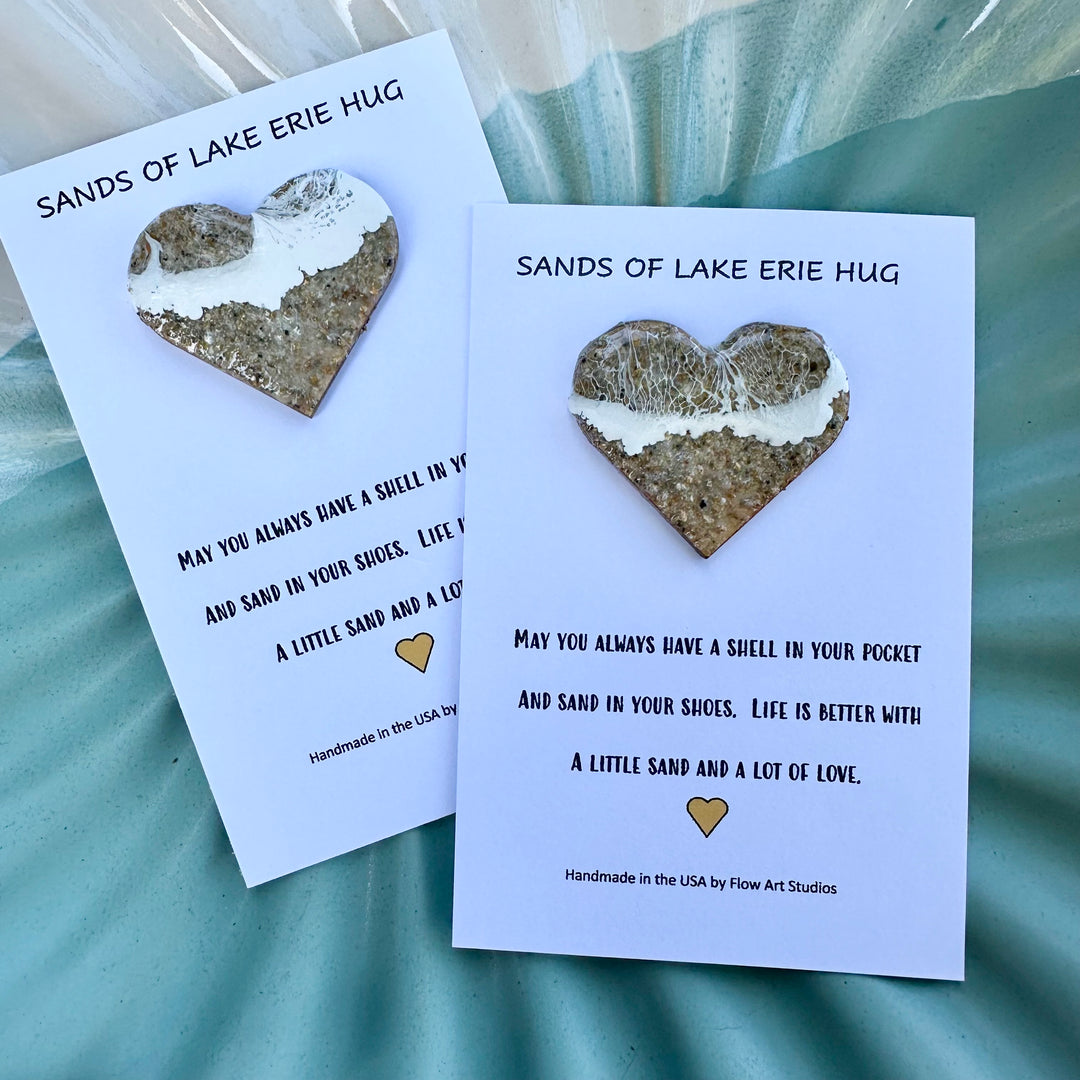 Sands of Lake Erie Hug Card