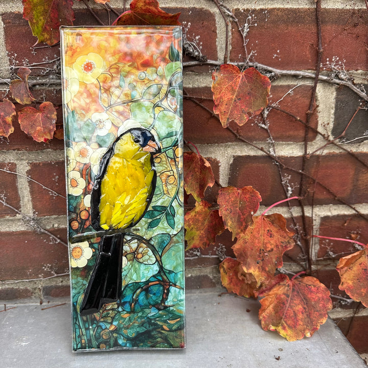 Goldfinch Totem Mosaic