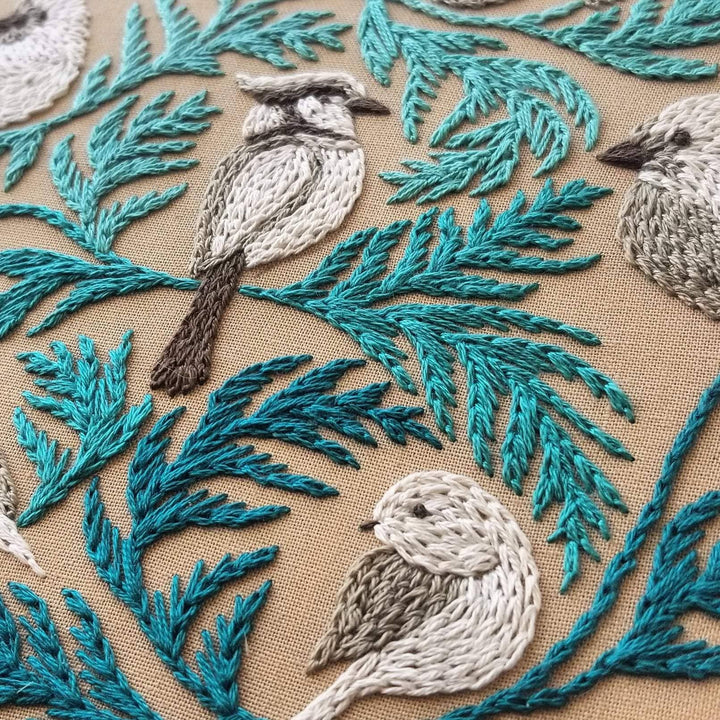 Winter Birds Hand Embroidery Kit