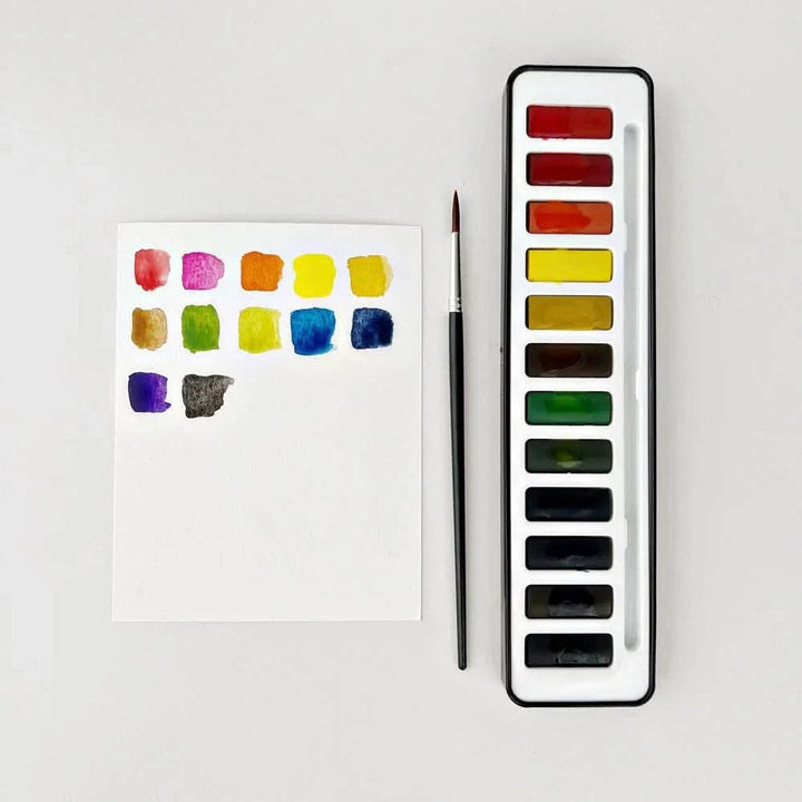 Watercolor Paint: Set of 12 Colors