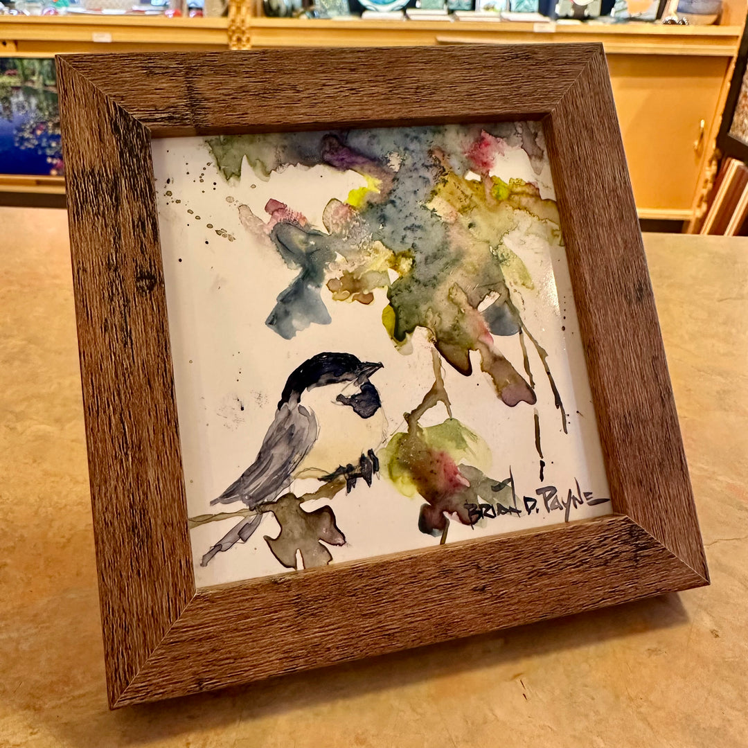 Chickadee on a Branch