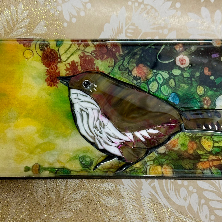 Wren on Yellow Mosaic