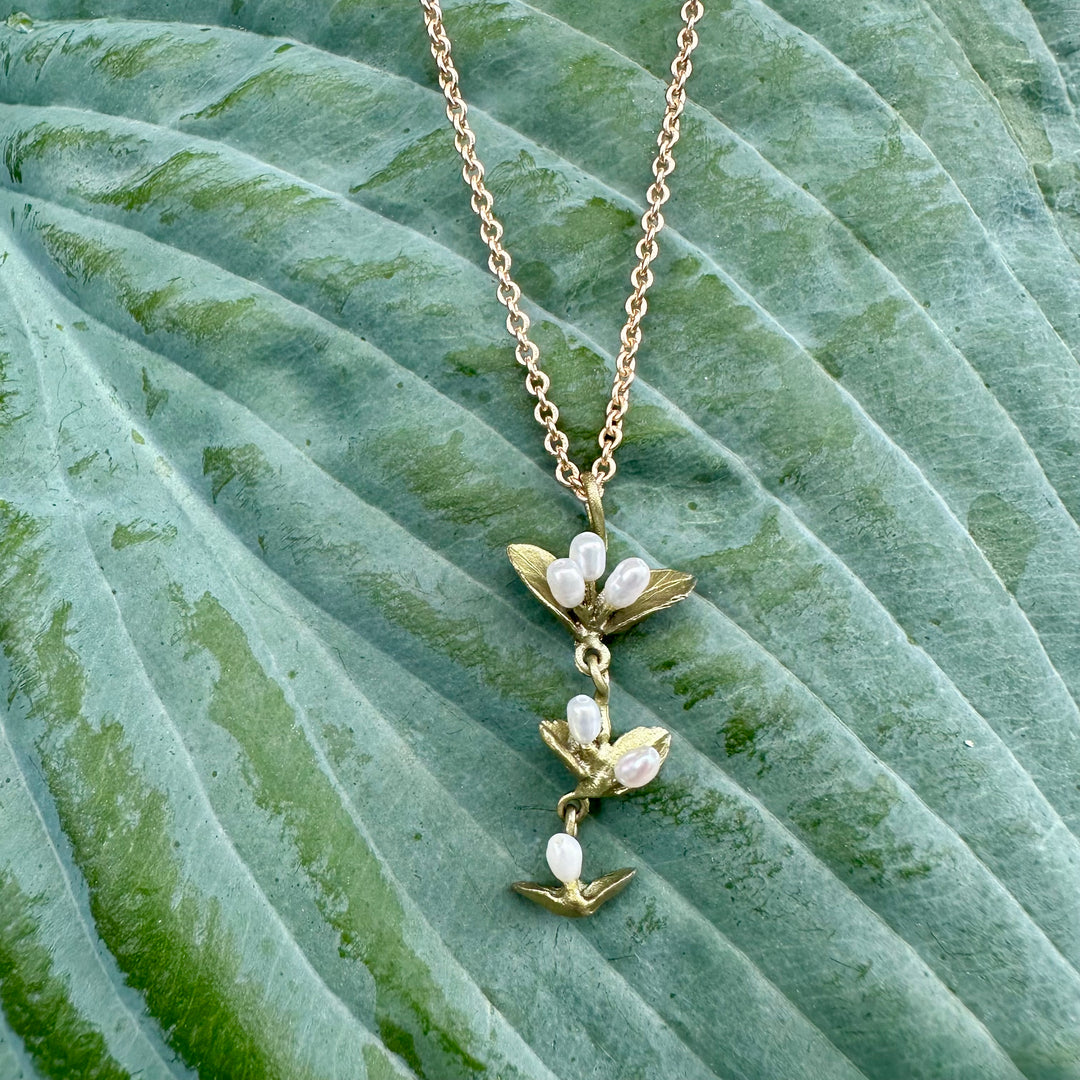 Spring Vine Pendant Necklace
