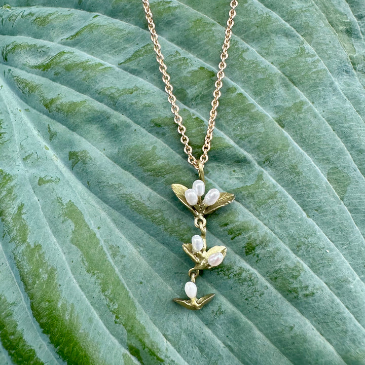 Spring Vine Pendant Necklace