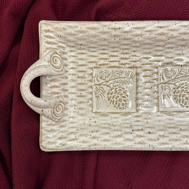 Pinecone Serving Tray Medium