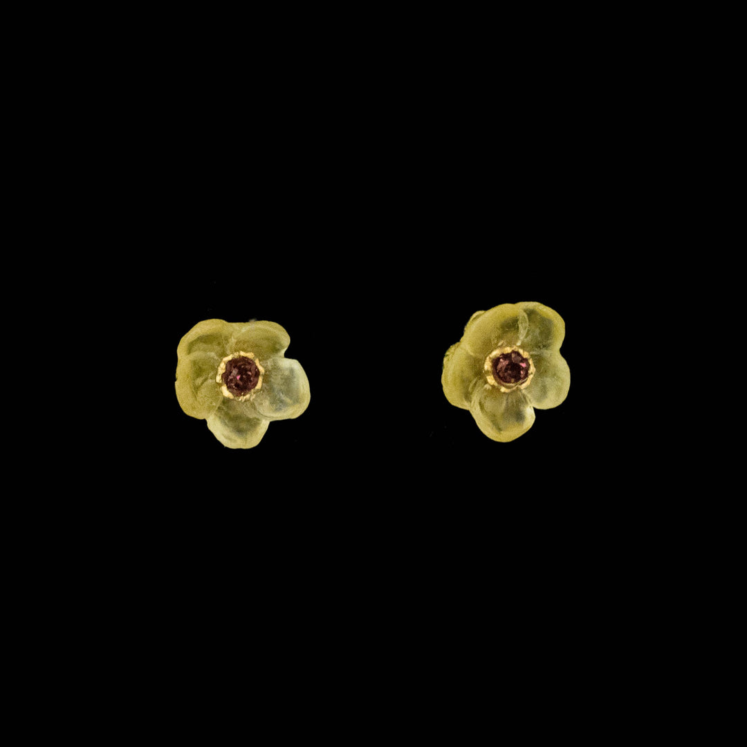 French Bouquet Stud Earrings - Yellow