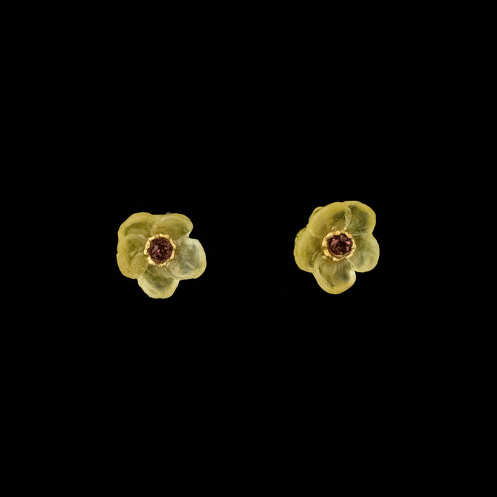 French Bouquet Stud Earrings - Yellow