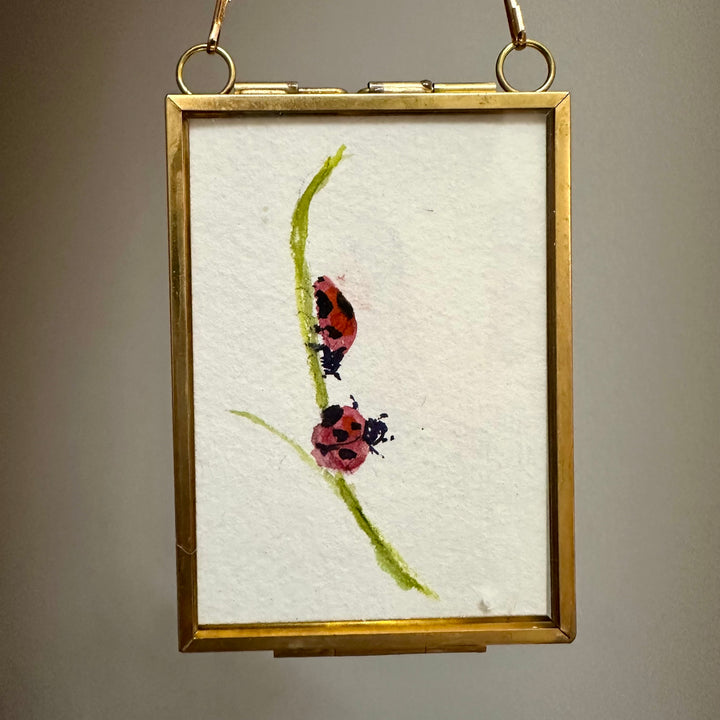 Mini Lady Bug Pair