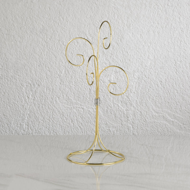4 Arm Ornament Tree - Brass