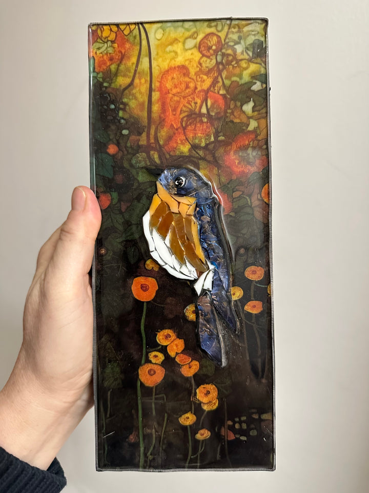 Blue Bird to the Left Mosaic
