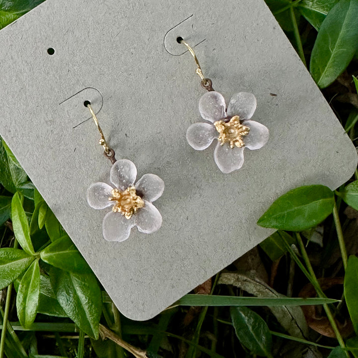 Cherry Blossom Wire Earrings