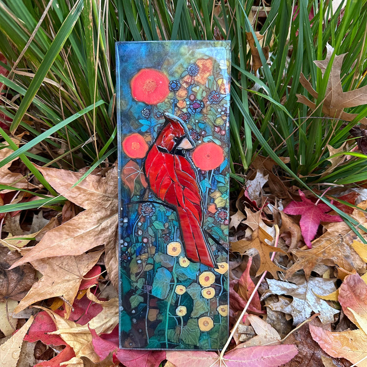 Cardinal Mosaic Totem
