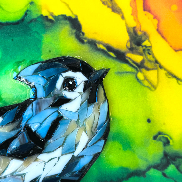 Tufted Titmouse Mosaic 1
