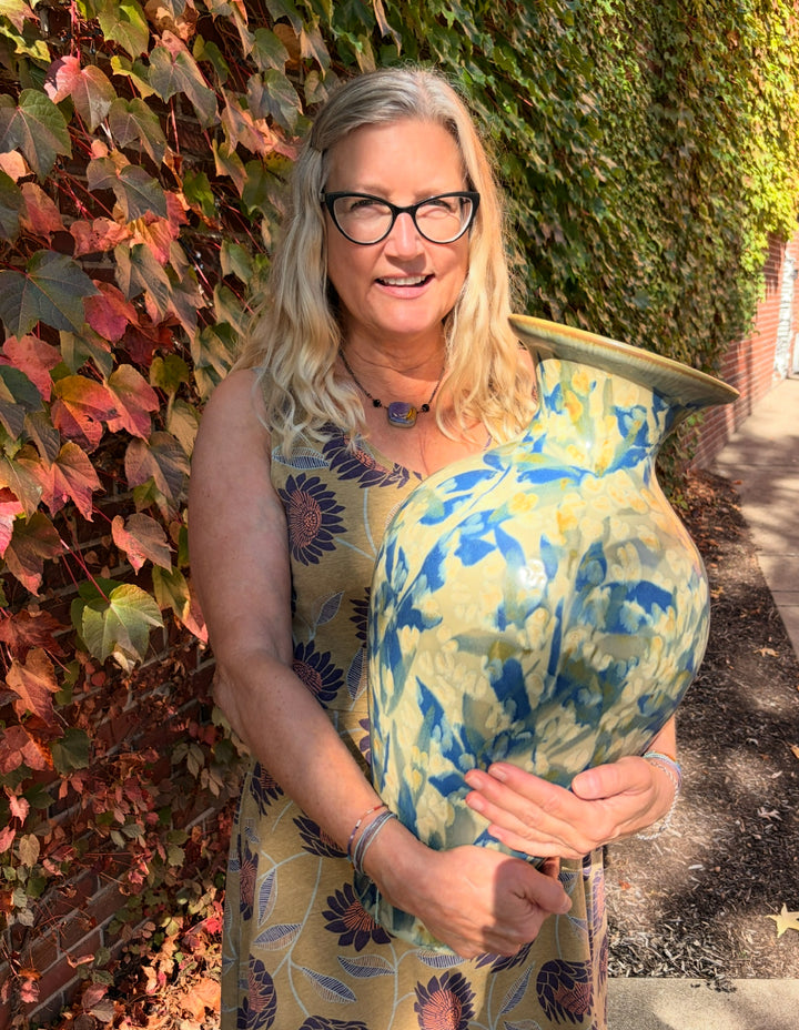 High Shoulder Hand Thrown Vase Extra Large