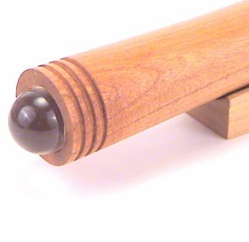 6" Smooth Cherry Wood Pocket Teleidoscope with Matching Base