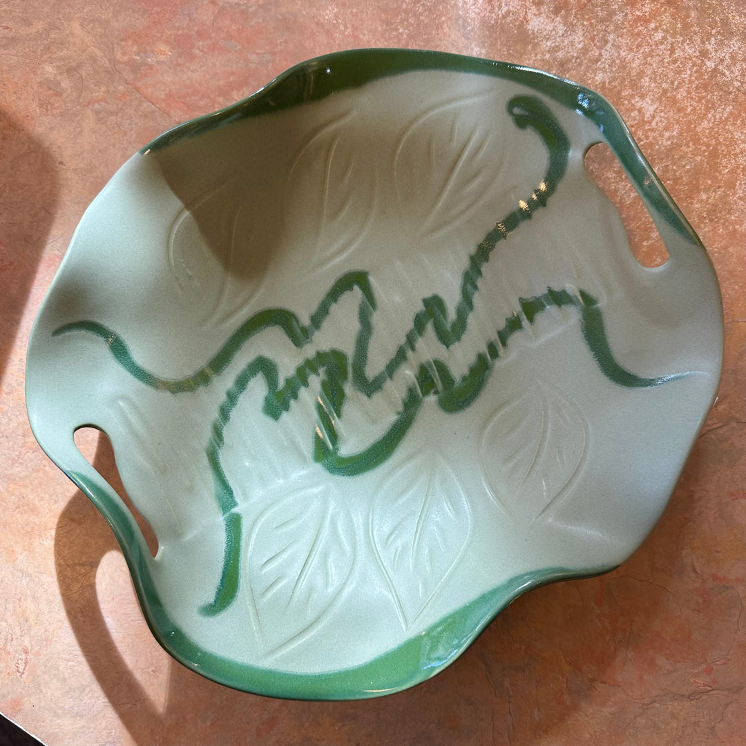 Platter With Cut-Out Handles