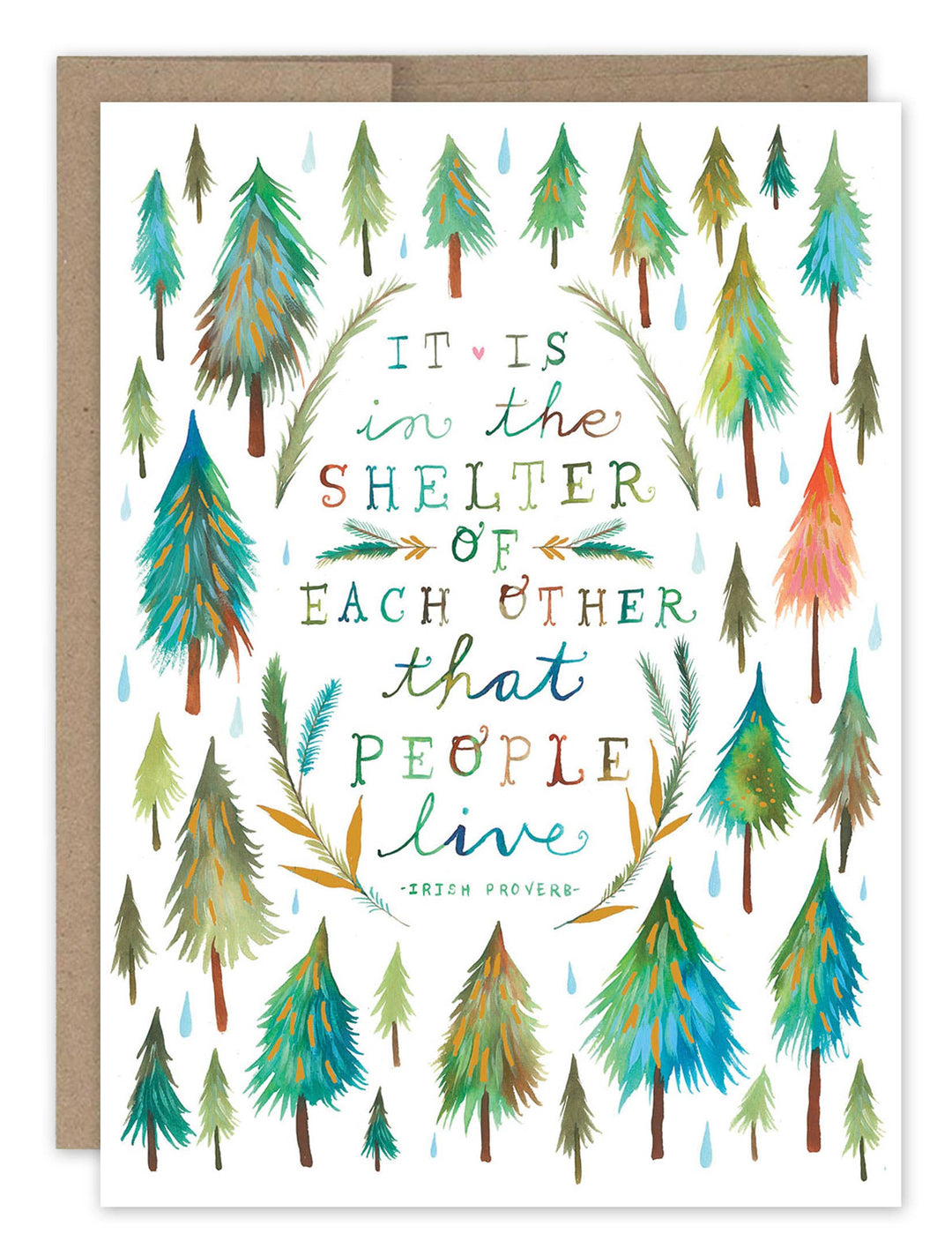 Anniversary Card: Shelter of Each Other