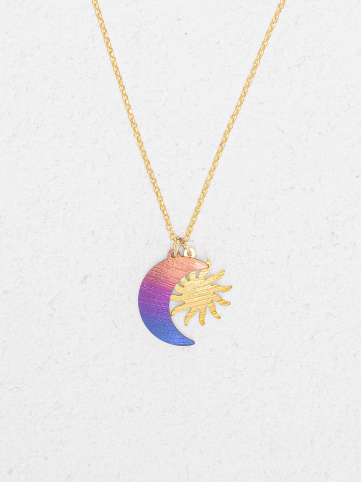 Holly Yashi - Sun and Moon Pendant Necklace