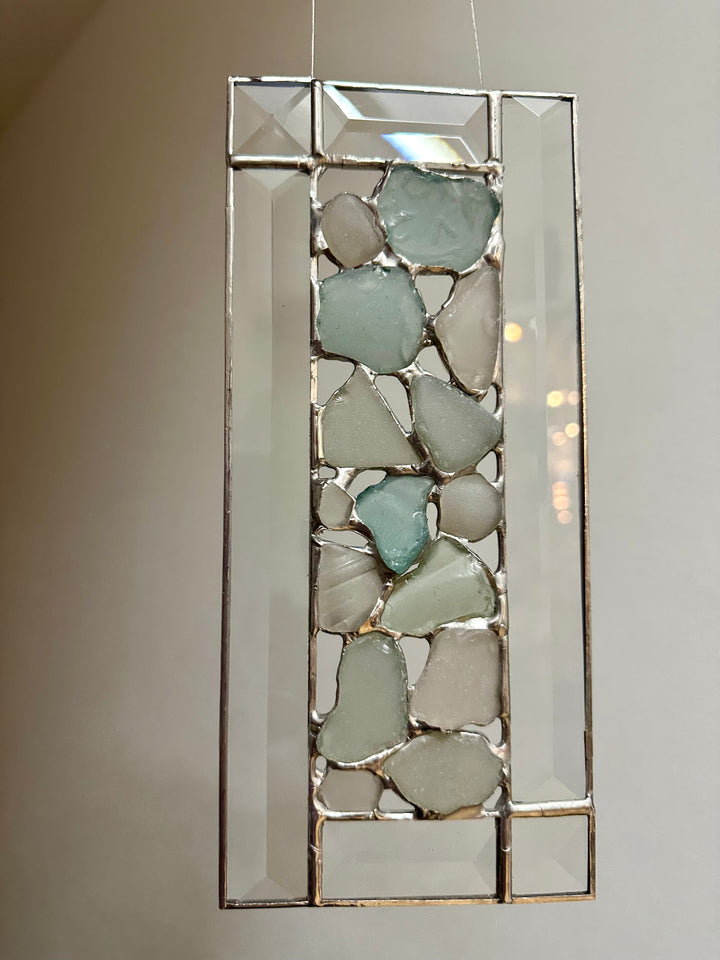 Beach Glass Panel Seafoam Green