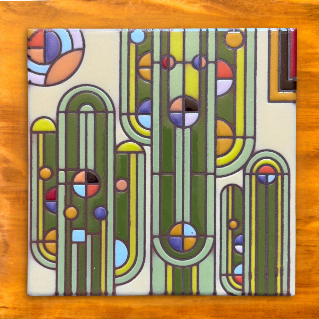 Saguaro Forms | Frank Lloyd Wright Art Tile