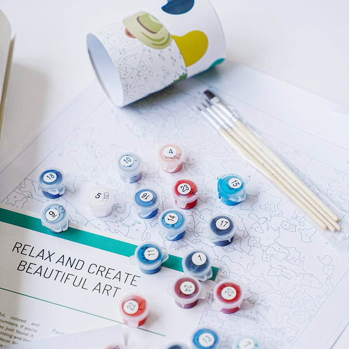 Amalfi Dreams Terrace Paint-by-Numbers Kit