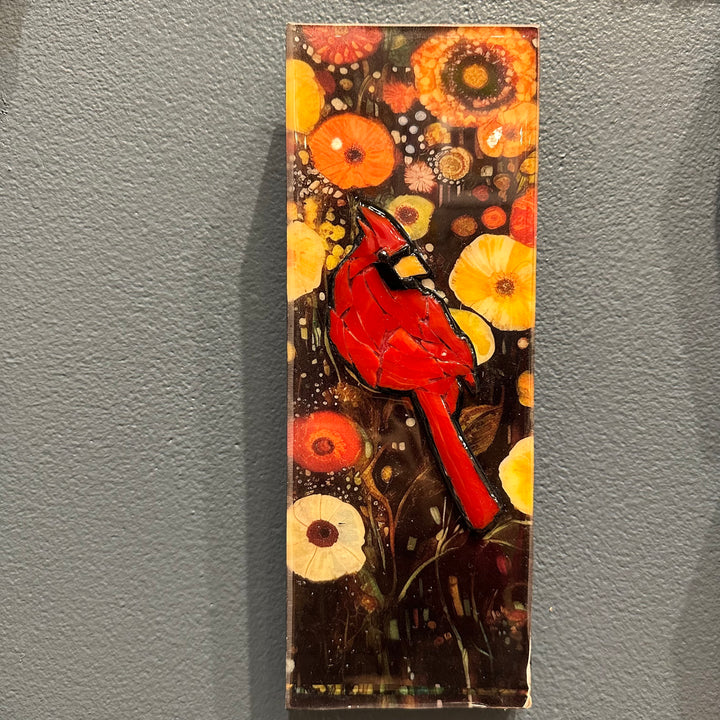Cardinal + Flower Mosaic