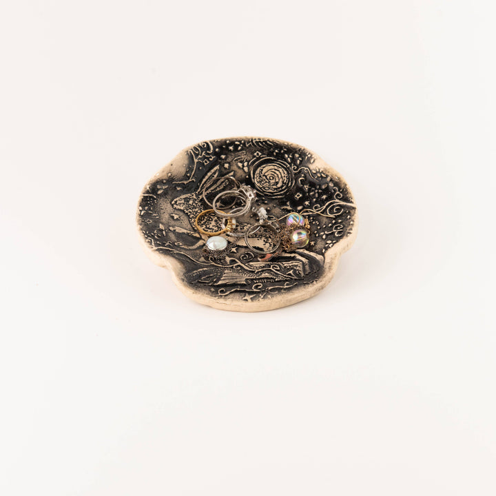 Black Rabbit Moon Spoon Rest