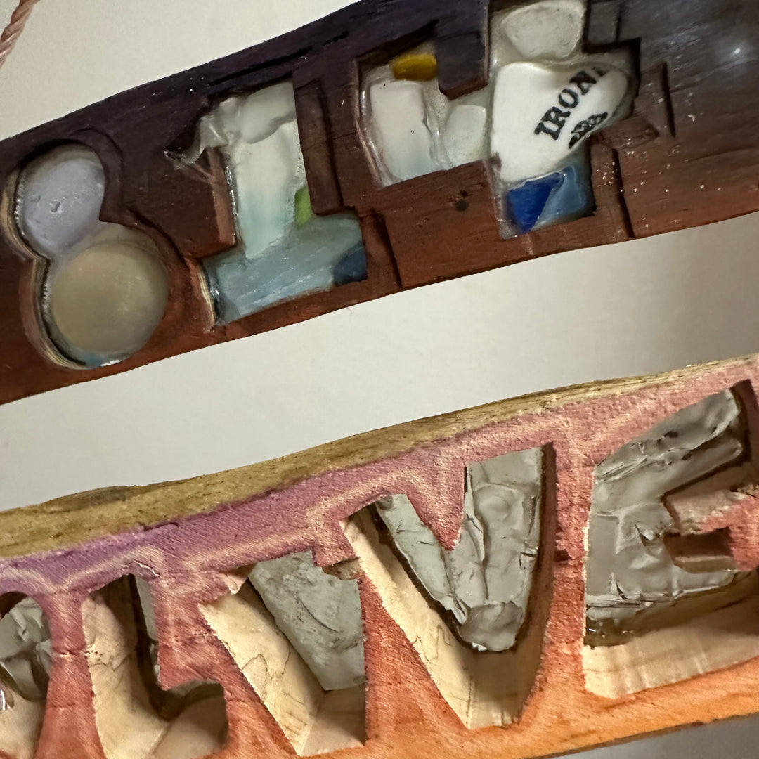 814 Love Driftwood Wall Hanging