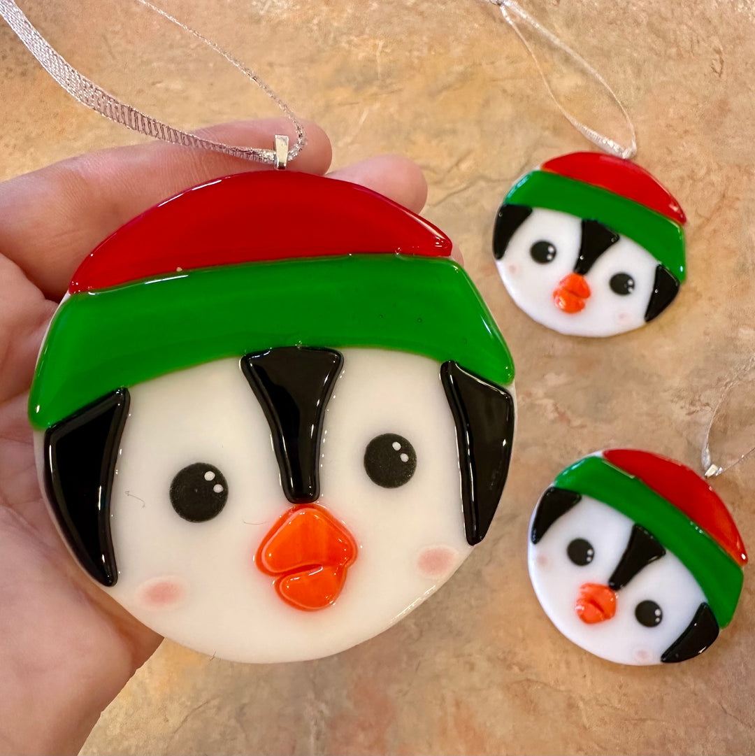 Penguin with Pink Cheeks Ornament