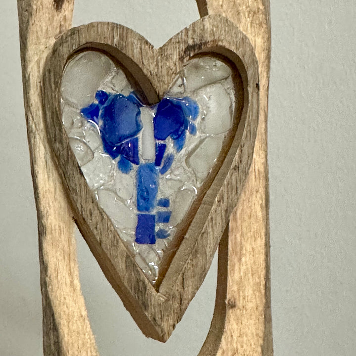 Driftwood + Beach Glass Key To My Heart