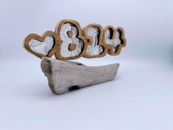 Floating <3 814 Driftwood + Beach Glass