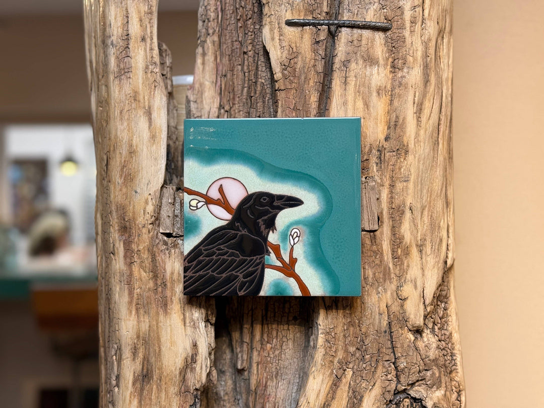Raven Art Tile Trivet