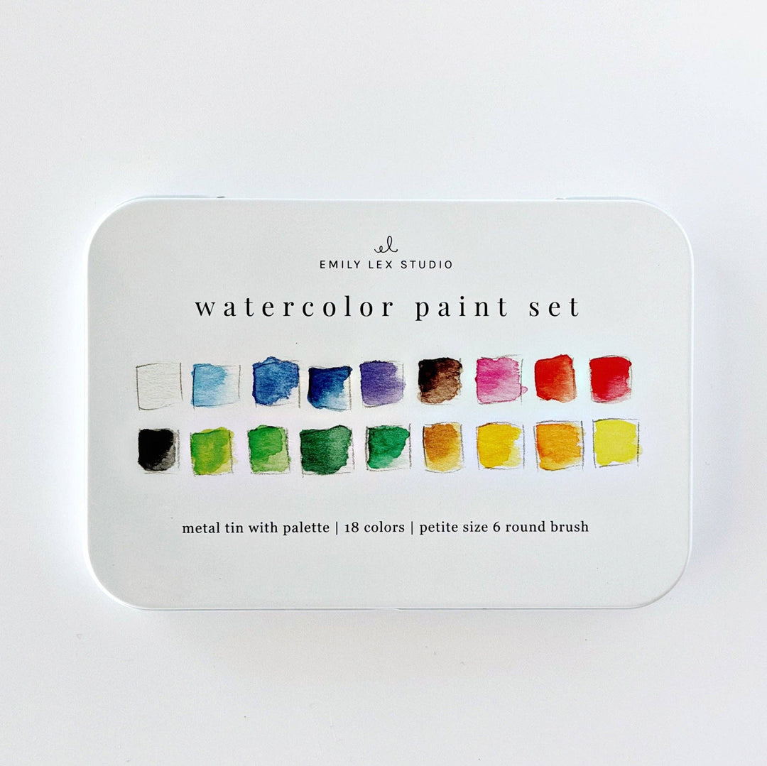 Watercolor Paint Set 18 colors