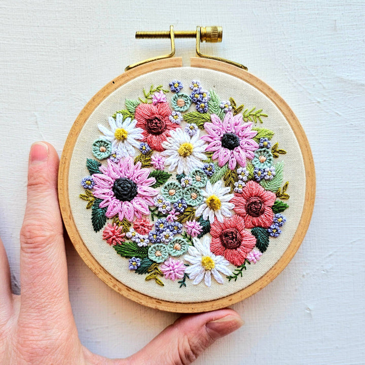 Wildflower Sampler Hand Embroidery Kit