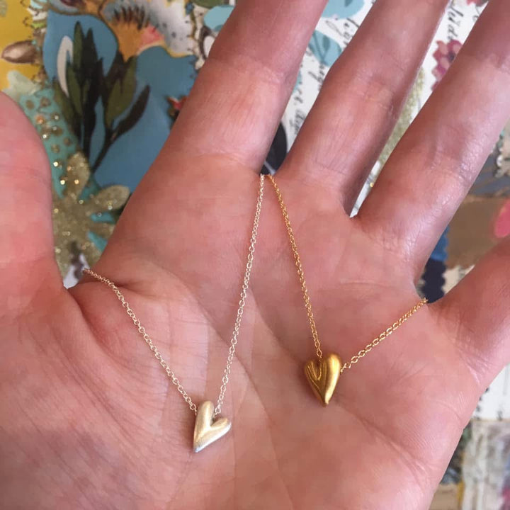 Tiny Heart Silver Necklace