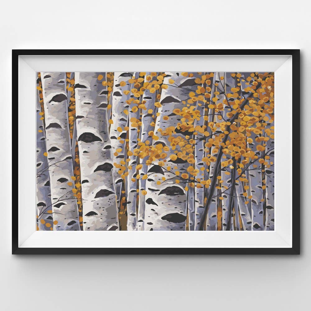 Autumn Birch Trees