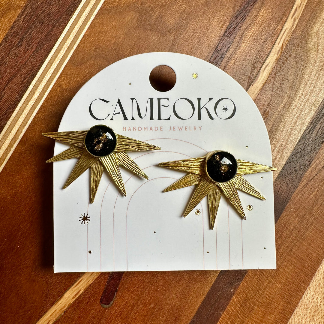 Sunshine Crushed Gem Earrings