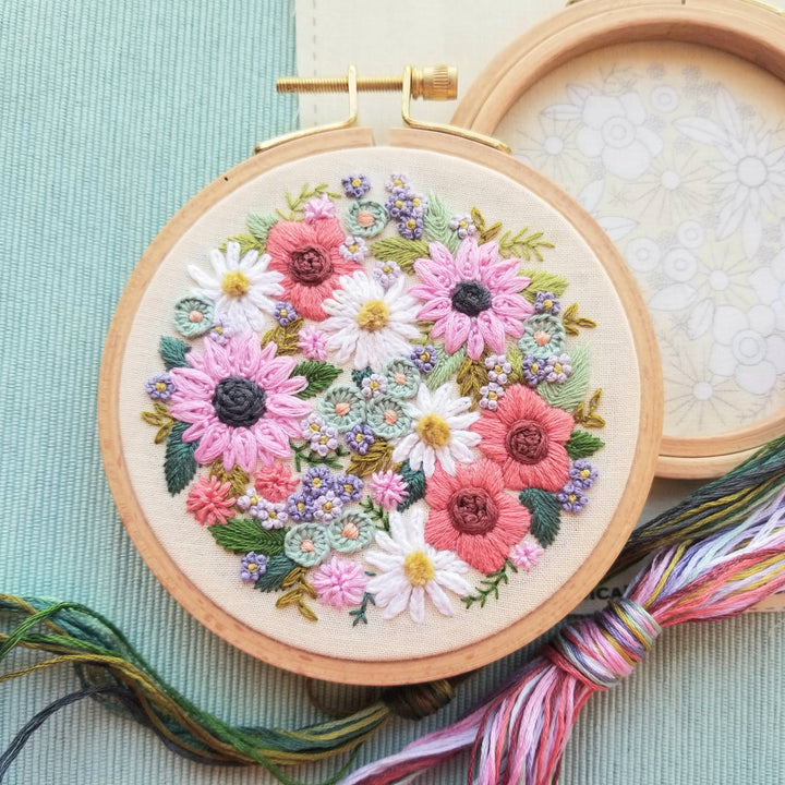 Wildflower Sampler Hand Embroidery Kit