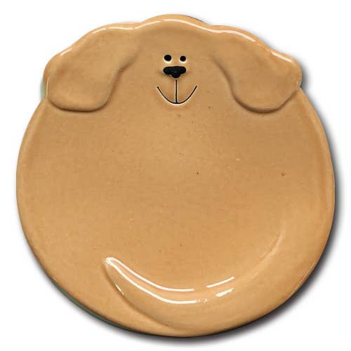 5" Tan Dog Dish