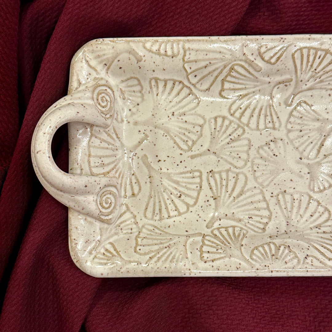 Floating Gingko Serving Tray Medium