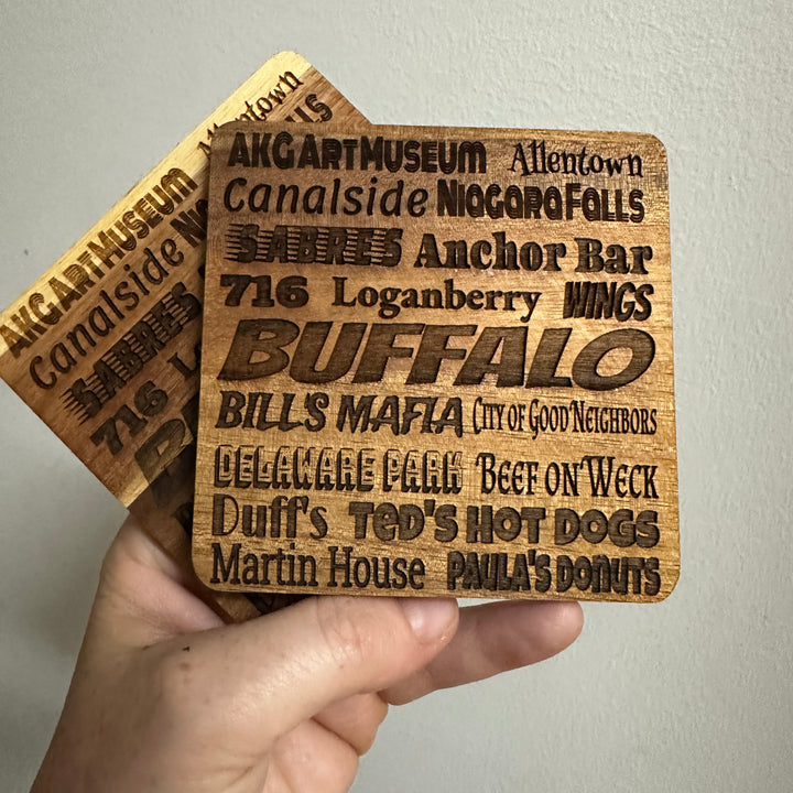 Coaster BUFFALO Words