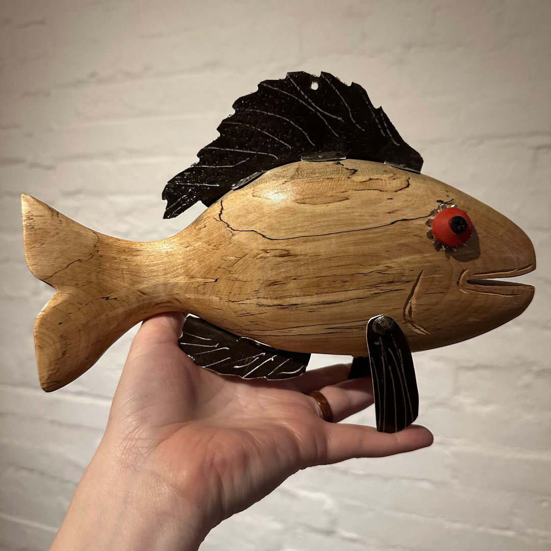 Large Red Eye Maple Fish – Glass Growers Gallery & Gifts