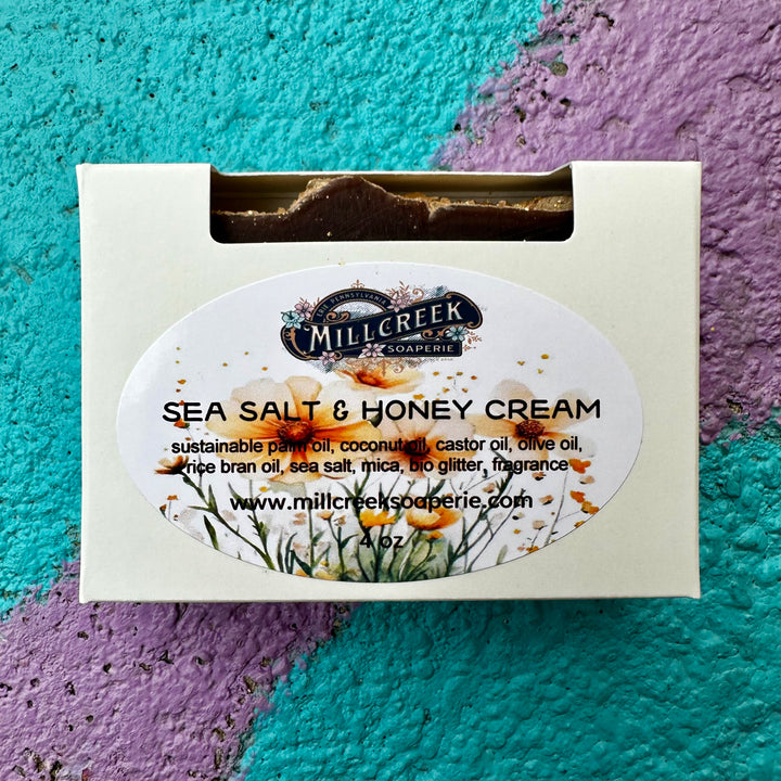 Sea Salt + Honey Cream Soap