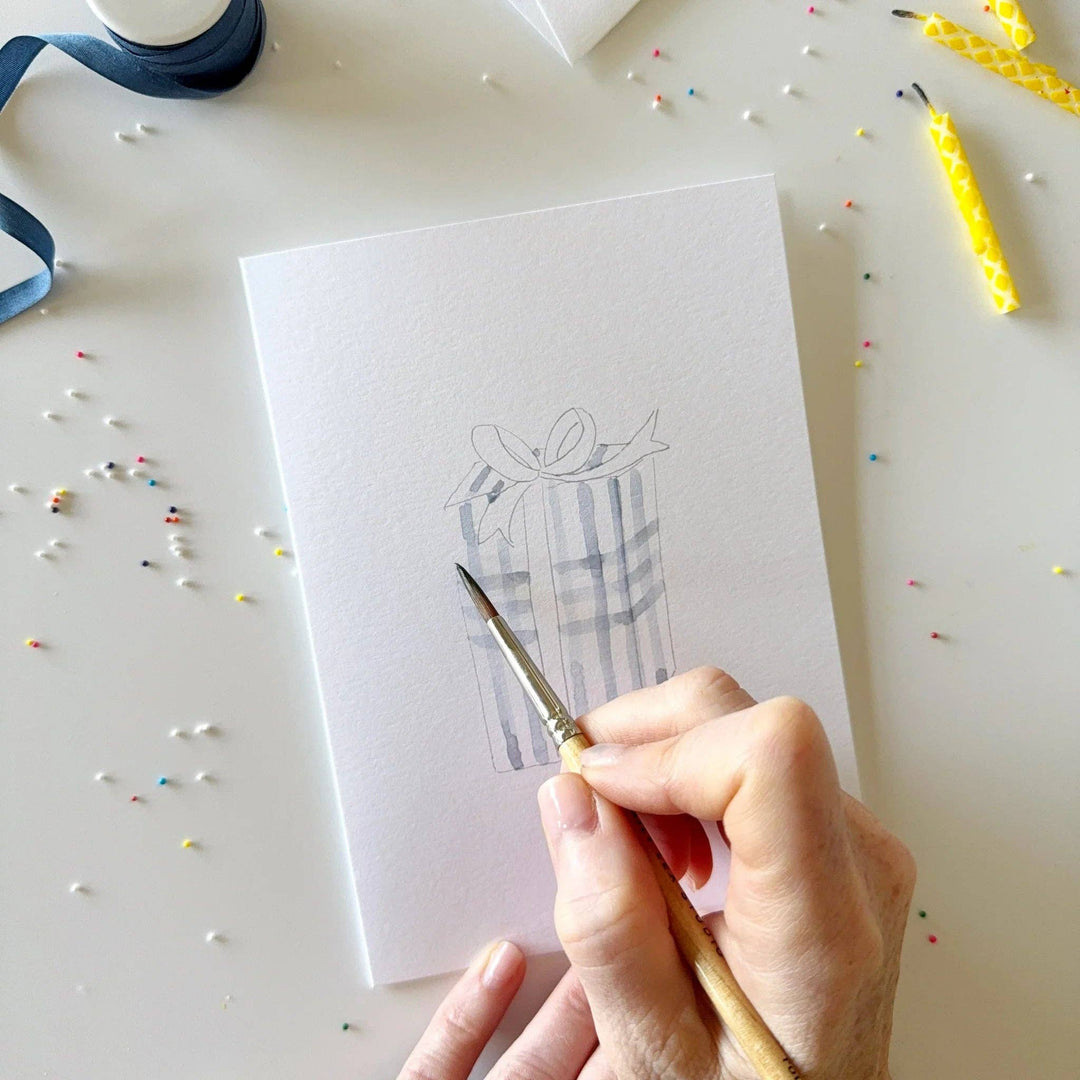 Celebrate Paintable Watercolor Notecard Set