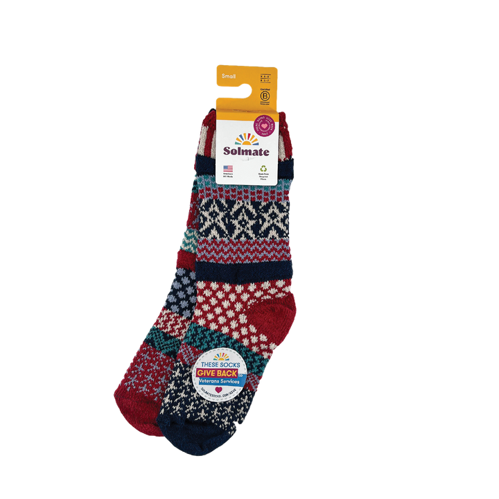 Adult Crew Socks Stars and Stripes
