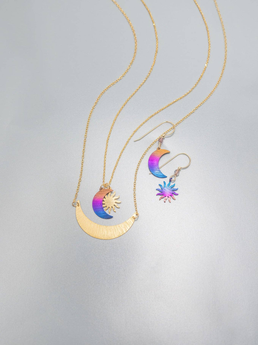 Holly Yashi - Sun and Moon Pendant Necklace