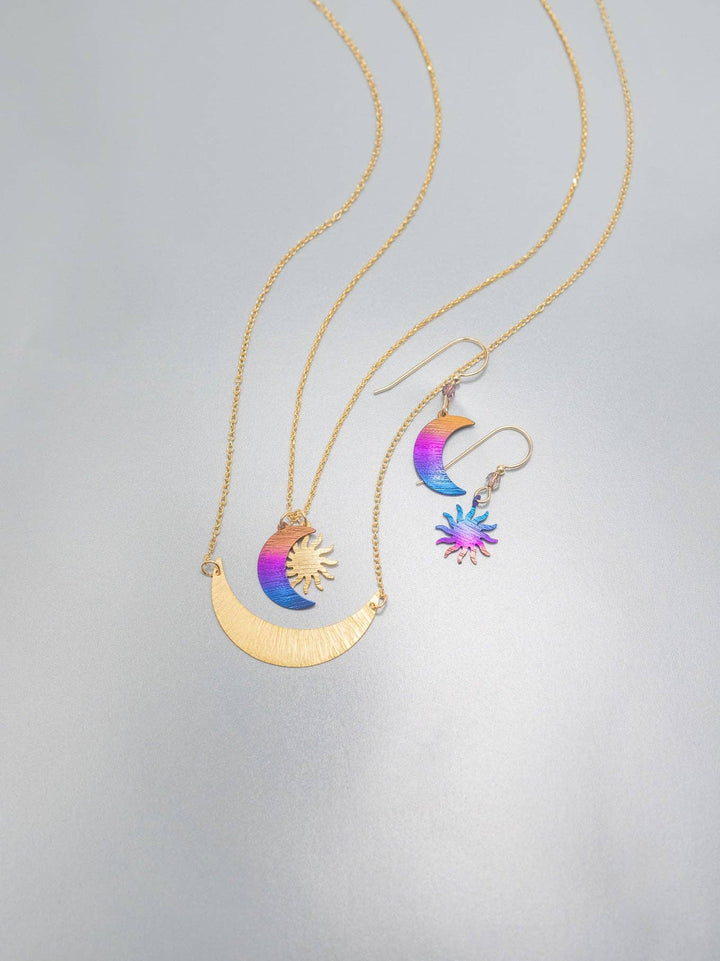 Holly Yashi - Sun and Moon Pendant Necklace