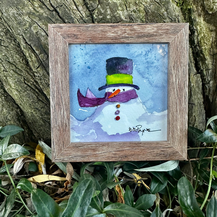 Top Hat + Purple Mini Painting