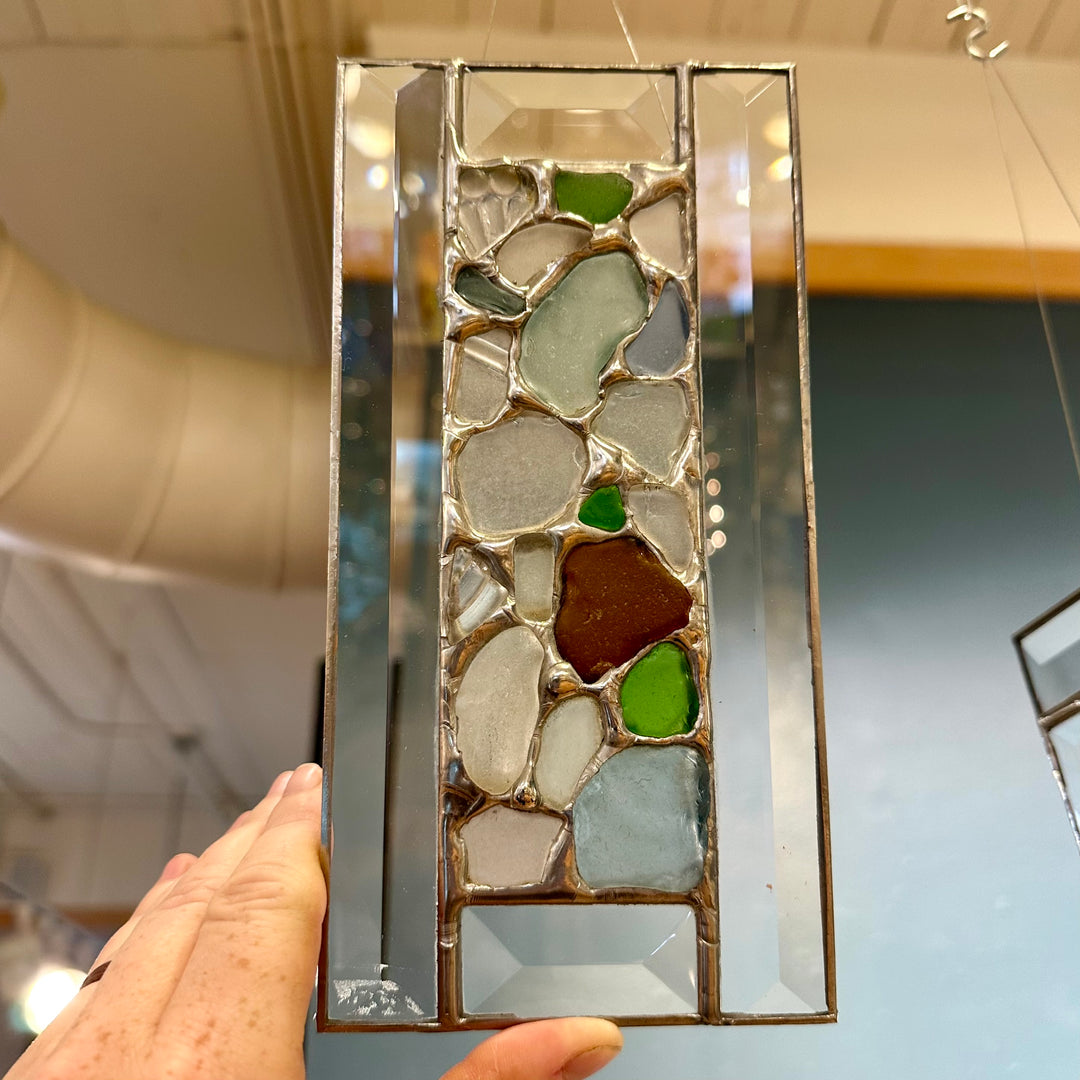 Beach Glass Only Glass Panel