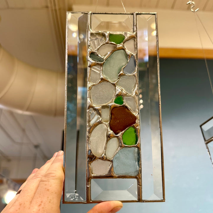 Beach Glass Only Glass Panel
